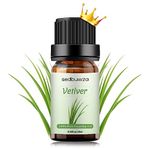 Sedbuwza Vetiver Essential Oil, 100% Pure and Natural Premium Vetiver Aromatherapy Oil for Diffuser, Humidifier, Perfume, Soap, Candle - 10ML