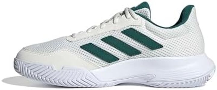 adidas Unisex Court Spec 2 Tennis Shoes, Off White/Collegiate Green/Cloud White, 9 UK