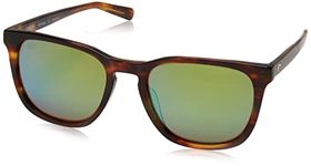 Costa Del Mar Men's Sullivan Sunglasses, Matte Tortoise/Green Mirrored Polarized 580G, 53 mm