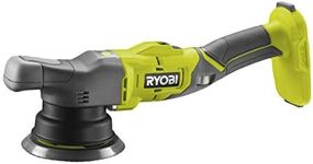 RYOBI 18 V ONE+ Cordless Eccentric Polisher PRO R18P-0 (Polishing Plate 125 mm, Oscillating Circuit Diameter 8 mm, Vibration Number 3000-7500 min-¹, without Battery and Charger)