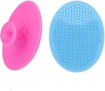 Face Scrubber,2 Pack Soft Silicone Scrubbies Facial Cleansing Pad Face Exfoliator Face Scrub Face Brush Silicone Scrubby for Massage Pore Cleansing Blackhead Removing Exfoliating,Cool Gift for Girl