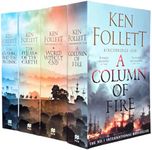 Kingsbridge Novels Collection 4 Books Set By Ken Follett (The Evening and the Morning, The Pillars of the Earth, World Without End, A Column of Fire)