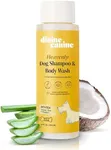 Divine Canine Heavenly Dog Shampoo & Body Wash - Anti-Itch - Dog Shampoos - pH Balanced Conditioning Dog Bath Blend with Collagen, Aloe, Coconut Milk, Vitamin E - Soothe Itchy Skin & Coat - 13.5oz