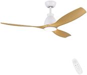 Newday 52" Wood Ceiling Fans with L