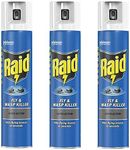 3 x 300ml Fly & Wasp Killer Spray Pest Control Indoors Outdoors