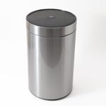 Kuber Industries Sensor Dustbin | Rotating Motion-Sensor Dustbin | Touchless Trash Can | Smart Dustbin for Bedroom-Office-Living Room | Automatic Garbage Can | HN-ZQ-S -30L | Silver