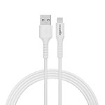 AmazonBasics Amazon Basics USB A to Lightning MFi Certified Charging Cable (White, 1.2 meter)