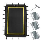 Champion Sports Replacement Target and Springs for LBT43 Lacrosse Rebounder, Black and Yellow, (Model: LBT43RP)