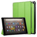 CASZONE Kindle Case for Amazon Fire HD10 &HD10 Plus 10.1 inch 13th Generation 2023 Release Tablet Case,Trifold Stand Lightweight Smart Fire HD 10 HD10 Plus 2023 Cover with Auto Sleep/Wake,Green