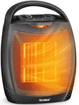 GiveBest Portable Electric Space Heater, 1500W/750W Ceramic Heater with Thermostat, Heat Up 200 Square Feet in Minutes, Safe and Quiet for Office Room Desk Indoor Use