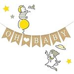 Baby Shower Burlap Banner Bunting for Baby Shower, Baby Shower Banner, Rustic Burlap Banner, Baby Shower Bunting Banner for Baby Shower Decorations