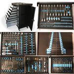 US PRO Tool Box Tools 7 Drawer Roller Cabinet with Tools