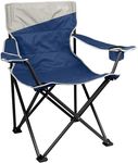 Coleman Big-N-Tall Quad, Water-Resistant, Oversized Camping Chair with Cup Holder & Side Pocket, Supporting up to 600lbs, Perfect for Tailgating, Camping & Outdoors, Carry Bag Included