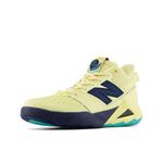 New Balance Women's Coco Cg2 Tennis Shoe, Parchment/Nb Navy, 9.5 Wide