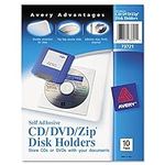 Avery Clear Self-Adhesive CD/DVD St