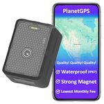 PlanetGPS (Jupiter) - Magnetic Waterproof GPS Tracker for Car Vehicle w/Worldwide Coverage (2 to 6 Months Battery) - Subscription Required (Starting $7.50 CAD/Month)