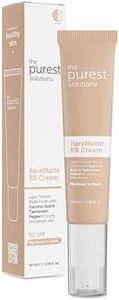 BB Cream for Oily & Combination Skin | SPF 50+ Matte Tinted Moisturizer with Succinic Acid & Tasman Pepper Extract | Pore-Blurring, Oil-Balancing Formula | Medium to Dark Shade | 1.35 fl oz