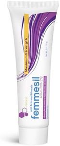 Femmesil Yeast Infection Ointment MAX Strength, Vaginal Yeast Infection Treatment for Women Feminine Care, Natural Antifungal Cream to Relieve Vaginal Itch & Irritation (28g)