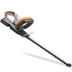 VonHaus Cordless Hedge Trimmer – Electric Hedge Trimmer for Hedges, Shrubbery, Bushes – Cordless Hedge Cutter for Garden – 20V Battery, Lightweight, Soft Grip Handle, Blade Cover – 2 Year Warranty