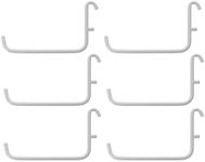 Ikea SKADIS Hooks (Fits SKADIS Peg Board), White, 6x9.5 Centimetres - Set of 6