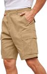 COOFANDY Men's Cargo Shorts Relaxed Fit Casual Work Shorts Outdoor Hiking Pant with Multi Pockets