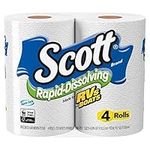 Kimberly-Clark 47617 Rapid-dissolving Toilet Paper, Bath Tissue, 1-ply, White, 231 Sheets