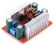 DHRUVPRO DC-DC 400W 15A Boost Converter Step-up Module Constant Current Power Supply Module Voltage Charger Step Up Module Meter VoltAmp Boost