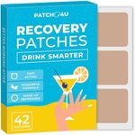 PATCH4U Party Patches 42 Pack - Wake Up Refreshed & Energized With Our 100% Natural Ingredients Recovery Patch - Skin-Friendly & Waterproof - Apply Before Drinking - Enhanced Morning Formula