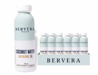 Bervera Pure Coconut Water | 100% Natural | No Added Sugar | Naturally Hydrating | Packed With Natural Electrolytes, Vitamins & Minerals | Multipack [200ml X 6]