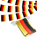 ANLEY Federal Republic of Germany String Pennant Banners, Patriotic Events 3rd of October German Unity Day Decoration Sports Bars - 33 Feet 38 Flags