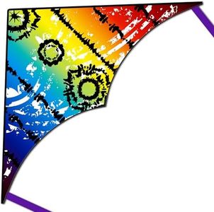 HONBO Large Kites for Adults, Beginner Kite for Kids Easy to Fly, The Easiest Single Line Beach Kite, with 300ft String Kite Handle