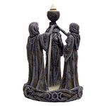 Nemesis Now Mother Maiden & Crone Backflow Incense Burner 18cm Black, Resin