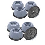 8Pcs Shock and Noise Cancelling Washing Machine Support Washer Dryer Anti Vibration Anti-Walk Foot Pads Isolation Rubber Feet Mat