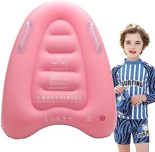 Inflatable Body Board - Surf Body Board Double Handles,Swimming Beginners Floating Board Kids Over 3 Years Old Aid Mat for Beaches, Pools, Lakes, Oceans Imtrub