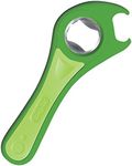 Zyliss E24225 5 Way Opener, Plastic/Stainless Steel, Green, Manual Handheld Opener for Tins/Cans/Bottles/Jars, Dishwasher Safe