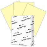 Springhill 8.5” x 11” Canary Yellow Colored Cardstock Paper, 67lb Vellum Bristol, 147gsm, 250 Sheets (1 Ream) – Premium Lightweight Cardstock, Vellum Printer Paper with Textured Finish – 036000R