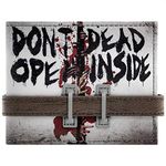 Walking Dead Dont Open Strap Buttoned Grey ID & Card Bi-Fold Wallet