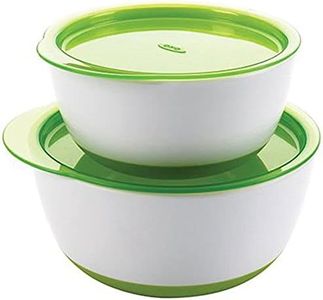 Oxo Tot Set de 2 Bols avec Couvercles - Vert - 350 ml et 200 ml