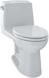 Toto MS854114EL#11 Eco Ultramax ADA Elongated One Piece Toilet, Colonial White