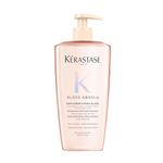 Kérastase Gloss Absolu Bain Crème Hydra-Glaze, Shampoo for Shiny, Thick and Curly Hair, Anti-Frizz Hair Care with Hyaluronic Acid and Glycolic Acid, Volume and Moisture Shampoo, Sulphate-Free, 500 ml