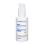 Marcelle Multi-Defense Lotion SPF 15, Ultralight Moisture, with Hyaluronic Acid & Vitamins A and E, Cruelty-Free, Hypoallergenic, Non-Comedogenic, Fragrance-Free, Oil-Free, Alcohol-Free, 120 mL