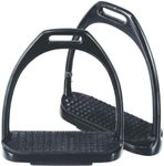 Equinez Tools Stain Less Steel Horse Riding Stirrups Black Color Coated (5)