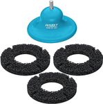 HAZET Wheel Hub Grinder 4960R-160/4 | Set of 4 | for Wheel Hubs up to 160 mm Diameter | Approx. 100 Vehicles per Disc | Quick and Easy Cleaning of Wheel Hubs and Brake Discs