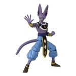 BANDAI Dragon Stars Figures Beerus | Dragon Ball Super: Battle of Gods Beerus Action Figure | 17cm Articulated Dragon Ball Figure Dragon Stars Anime Figures Toy | Anime Gifts And Anime Merch