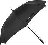 JUKSTG Golf Umbrella,60 Inch Extra Large Windproof Automatic Open Stick Umbrellas,Travel Business Waterproof Umbrella With Ergonomic Non-slip Handle,Black