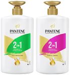 Pantene Advanced Hairfall Solution, 2in1 Anti-Hairfall Silky Smooth Shampoo & Conditioner for Women, 1L & 2in1 Anti-Hairfall Shampoo & Conditioner for Women, 1L