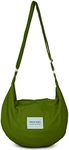 YOUR COZY Women's Sling Crossbody Bags Large Shoulder Shopping Hobo Bag Handbag Top Zip Bags Handmade Messenger Bag (Green)