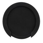 Futheda 100mm Guitar Soundhole Cover Block Plug Screeching Halt Rubber Black for Acoustic Electric Guitar