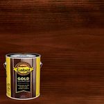 Cabot 140.0003473.007 Gold Finish Exterior Stain, Gallon, Moonlit Mahogany