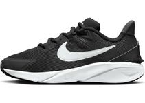 NIKE Boys Star Runner 4 Nn (Gs) Sneaker, Black White Anthracite, 4 UK